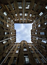 Low angle view of modern building