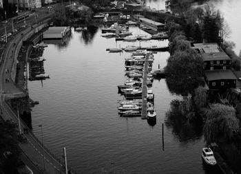 Boats in river