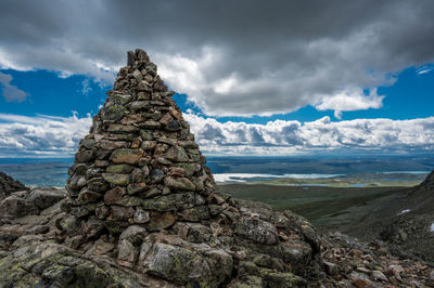 Landscape at hallingskarvet and prestholtseter, geilo, norway