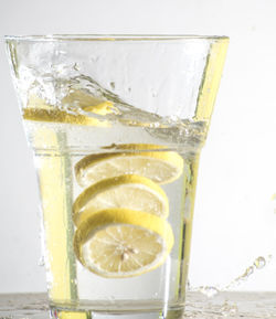 Close-up of drink on table