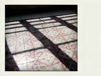 Full frame shot of tiled floor