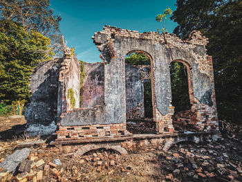 Old ruins of building