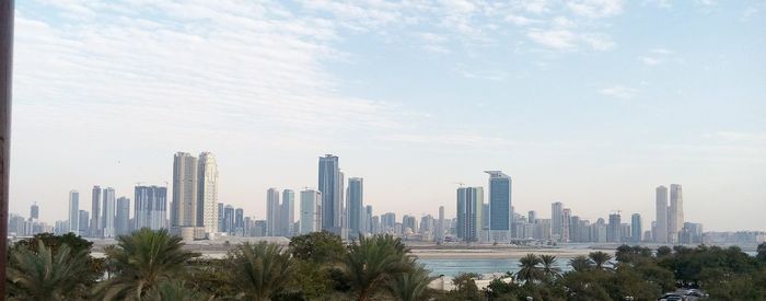 Cityscape against sky