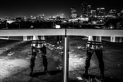 View of water at night