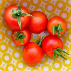 Close-up of red tomatoes