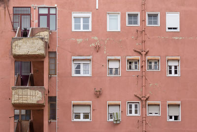 Full frame shot of residential building