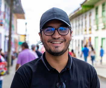 Portrait of smiling young man