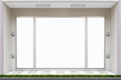 View of empty office building