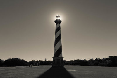 Low angle view of lighthouse