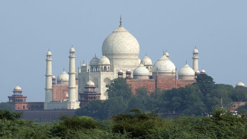 View of historical building against clear sky