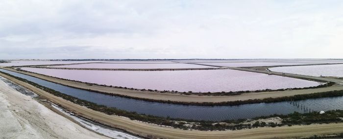 salt evaporation pond