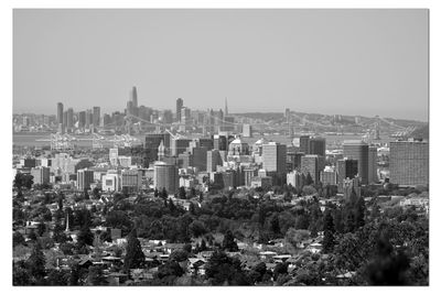 High angle view of cityscape