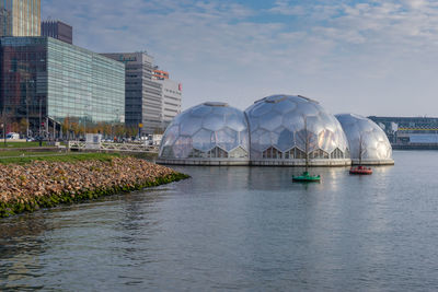 Kop van zuid, modern part of rotterdam