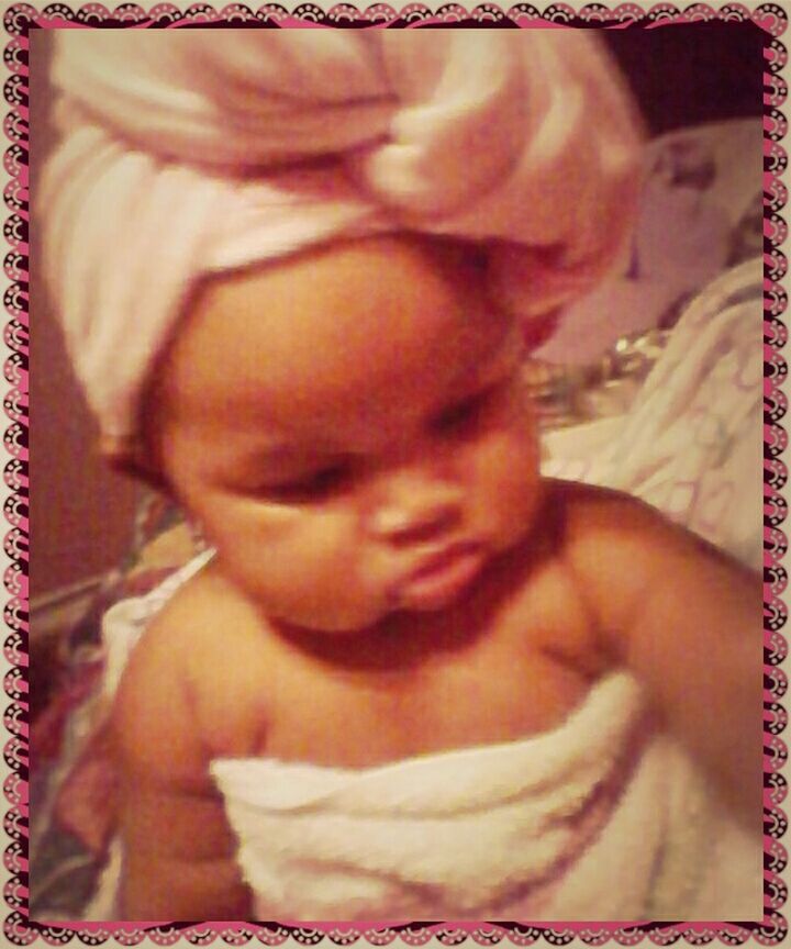 Fresh out the tub ;) 