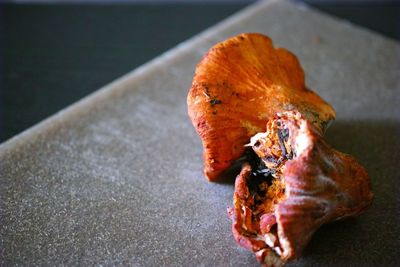 High angle view of food on table