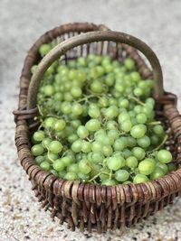 Close-up of fruits in basket