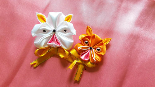 Close-up of multi colored stuffed toy