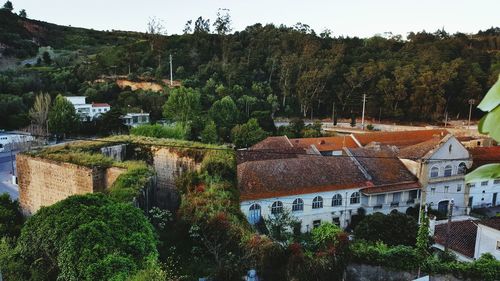 Built structure with trees in background