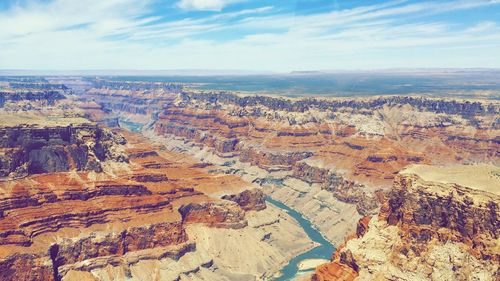 High angle view of cityscape