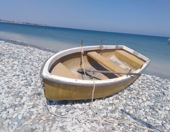 Boat in sea