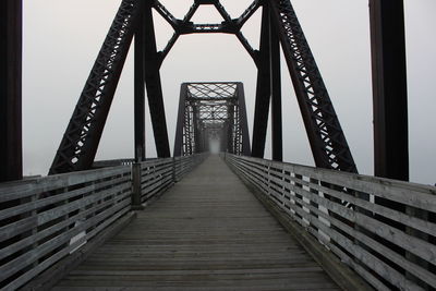 Footbridge over river