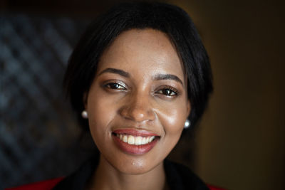 Portrait of a smiling young woman