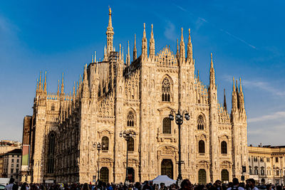 Panoramic view of historic building against sky in city