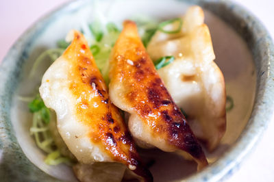 Close-up of roasted food in bowl