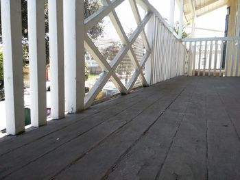 View of wooden structure