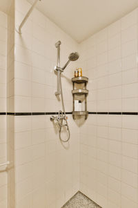 Close-up of shower