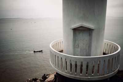 Lighthouse and boat