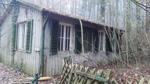 Abandoned house window