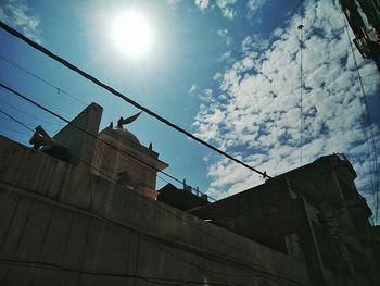 Low angle view of building against sky