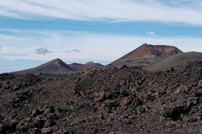 Vulcanos on the island of lanzarote