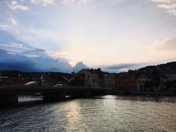 River with buildings in background