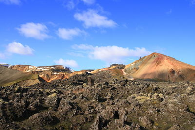 Panoramic view of landscape against sky