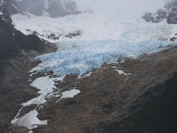 Scenic view of sea during winter