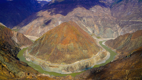 Scenic view of mountains