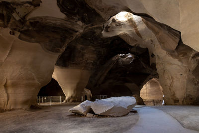 Statue in cave