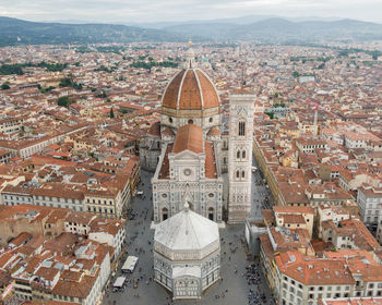 High angle view of florence 