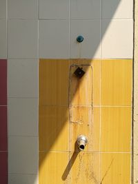 Close-up of door