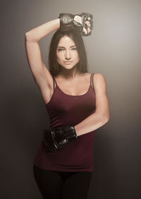 Portrait of a beautiful young woman