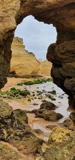 View of rock formations