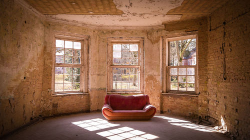 Interior of abandoned home