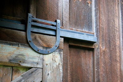 Close-up of rusty wood