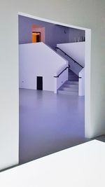 Empty corridor of building