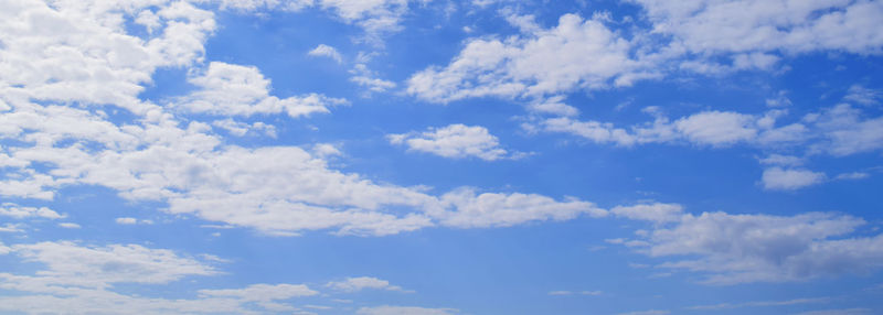 Low angle view of clouds in sky