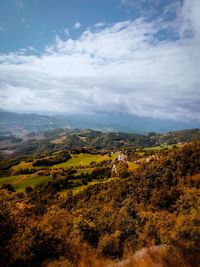 Scenic view of landscape against sky