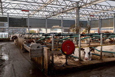 View of abandoned factory