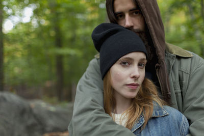 Portrait of an attractive young couple